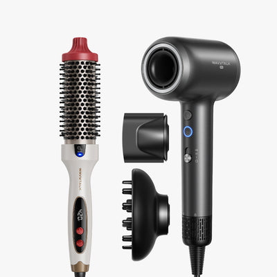Holiday LE Blowout Boost and dark gray Turblow Pro display on a white background